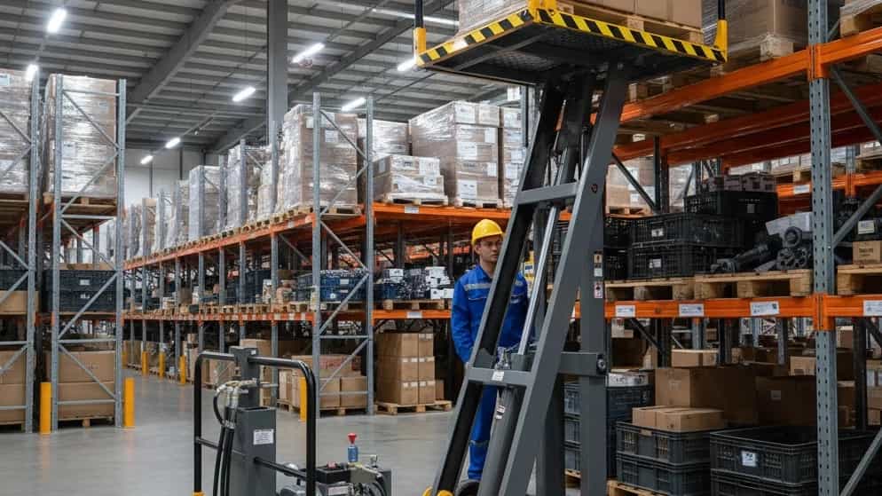 Suitable Hydraulic Lift Suitable for Workshops and Warehouses in Isfahan
